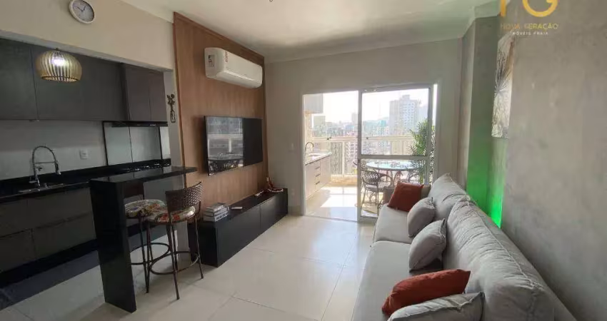 Apartamento com 3 dormitórios à venda, 109 m² por r$ 1.180.000,00 - vila guilhermina - praia grande/sp