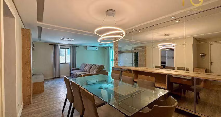 Apartamento com 3 dormitórios à venda, 125 m² por r$ 750.000,00 - tupi - praia grande/sp