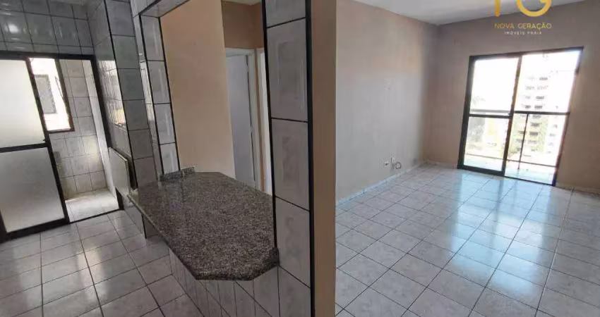 Apartamento com 1 dormitório à venda, 44 m² por r$ 275.000,00 - tupi - praia grande/sp