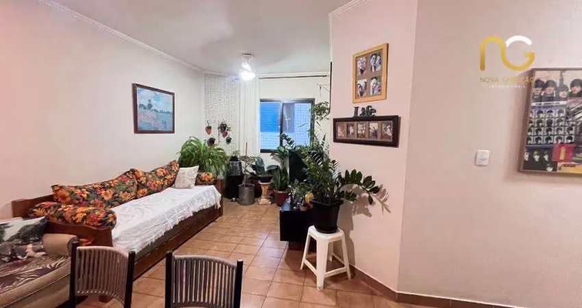 Apartamento com 2 dormitórios à venda, 75 m² por r$ 280.000,00 - vila guilhermina - praia grande/sp