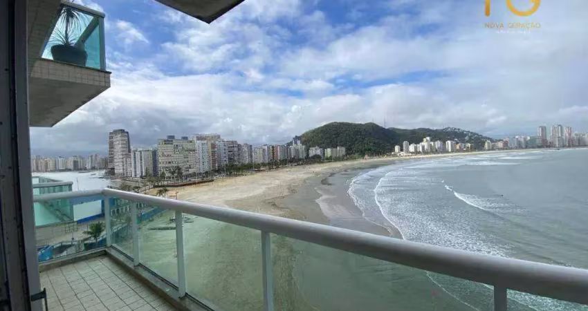 Apartamento alto padrão - vista panoramica do mar - 04 dormitorios - 02 suite - bairro ilha porchat/são vicente-sp