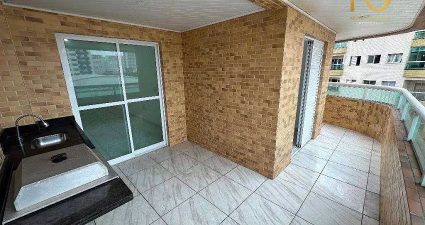 Apartamento com 2 dormitórios à venda, 88 m² por r$ 480.000,00 - caiçara. - praia grande/sp