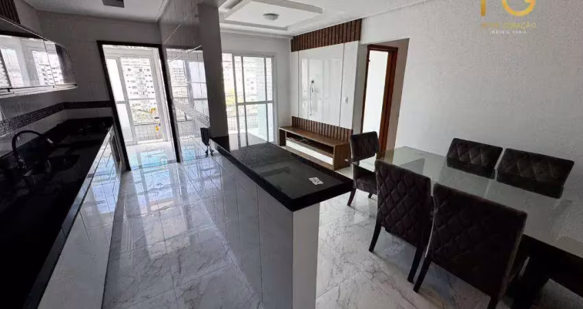 Apartamento com 2 dormitórios à venda, 80 m² por r$ 599.000,00 - vilamar - praia grande/sp