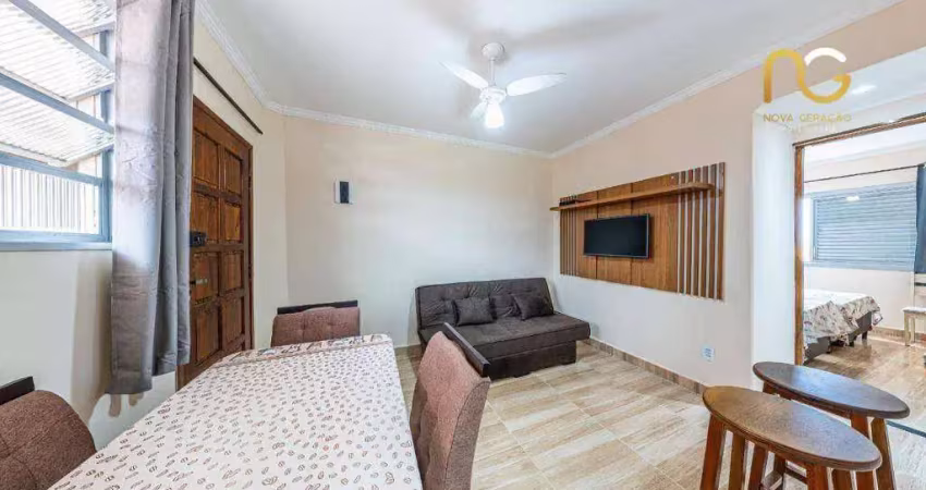 Apartamento 02 dormitorios - bairro mirim/praia grande-sp