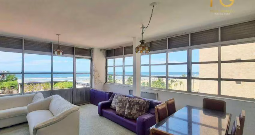 Cobertura com 3 dormitórios à venda, 160 m² por r$ 560.000,00 - vila guilhermina - praia grande/sp