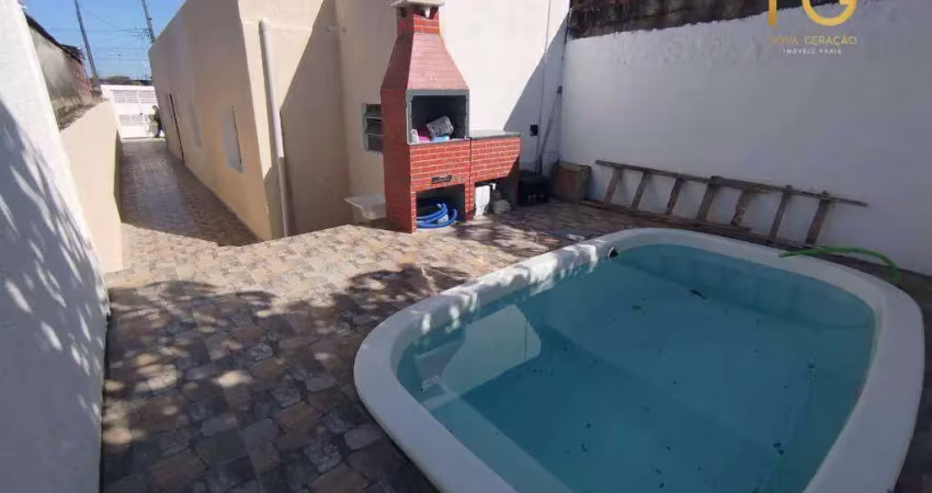 Oportunidade em mongagua- casa com 2 dorm, sendo 1 suite , com piscina e churrasqueira