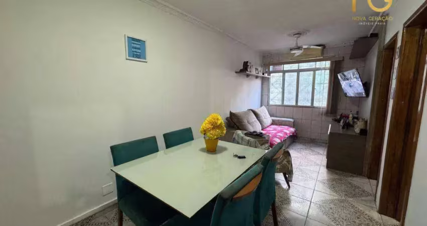 Apartamento com 2 dormitórios à venda, 54 m² por r$ 235.000,00 - canto do forte - praia grande/sp