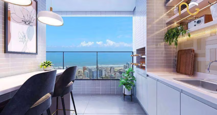 Apartamento com 2 dormitórios à venda, 70 m² por r$ 630.000,00 - vila guilhermina - praia grande/sp