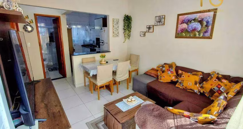 Casa com 2 dormitórios à venda, 53 m² por r$ 235.000,00 - jardim imperador iv - praia grande/sp