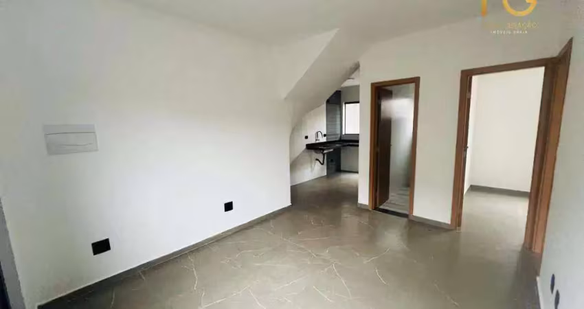Casa condominio com 2 dormitórios à venda, 49 m² por r$ 340.000 - mirim - praia grande/sp