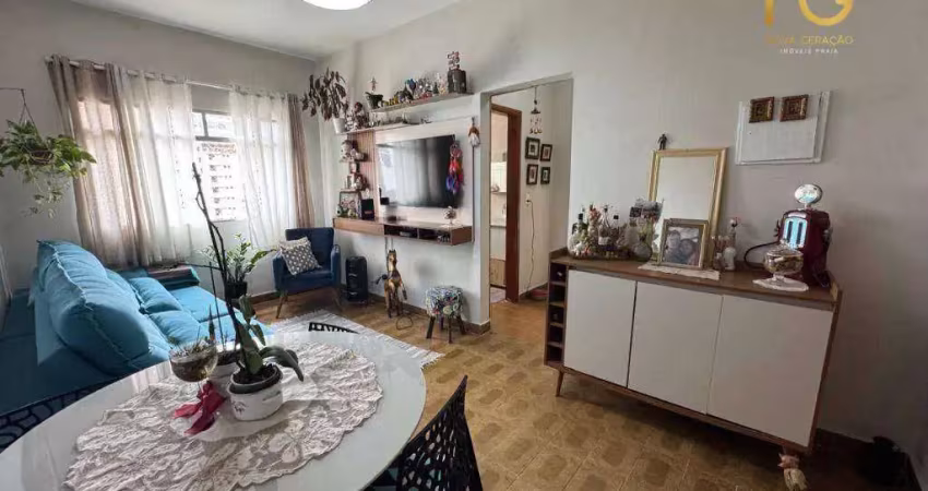 Apartamento com 1 dormitório à venda, 46 m² por r$ 320.000,00 - aviação - praia grande/sp
