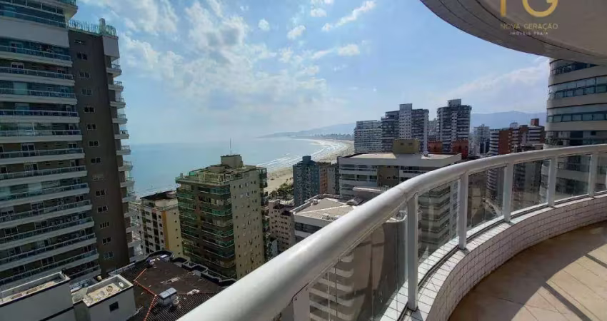 Apartamento com 3 dormitórios à venda, 129 m² por r$ 1.550.000,00 - canto do forte - praia grande/sp
