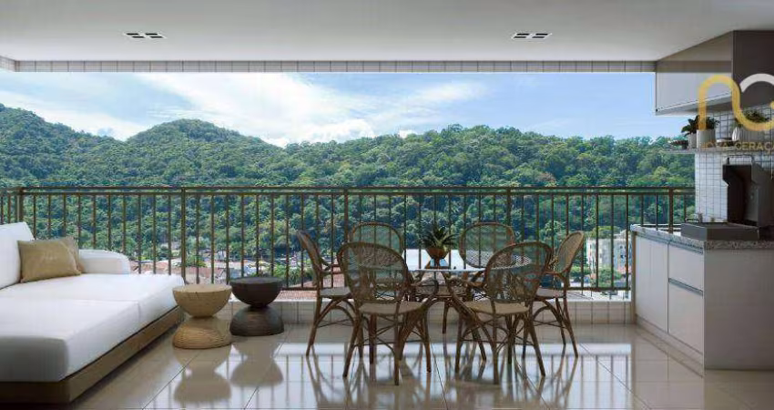 Apartamento com 3 dormitórios à venda, 105 m² por R$ 957.900,00 - Canto do Forte - Praia Grande/SP
