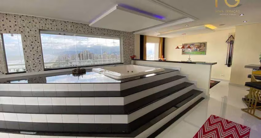 Apartamento à venda, 326 m² por r$ 3.500.000,00 - aviação - praia grande/sp
