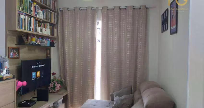 Apartamento com 2 dormitórios à venda, 48 m² por r$ 340.000,00 - vila assunção - praia grande/sp