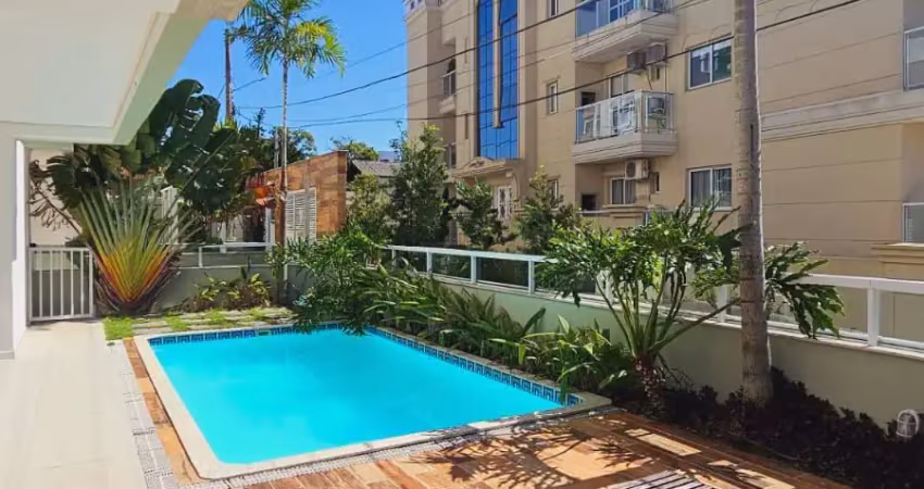 Apartamento mobiliado à 100 metros da praia dos ingleses - r$ 600 mil, com escritura pública.