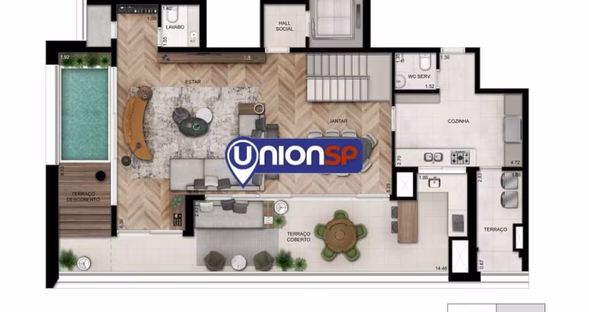 Studio com 1 dormitório à venda, 27 m² por R$ 415.000,00 - Perdizes - São Paulo/SP