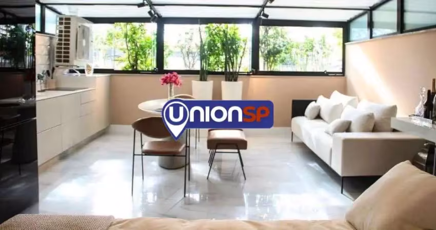 Apartamento garden com 1 dormitório à venda, 55 m² por r$ 1.090.000,00- campo belo - são paulo/sp