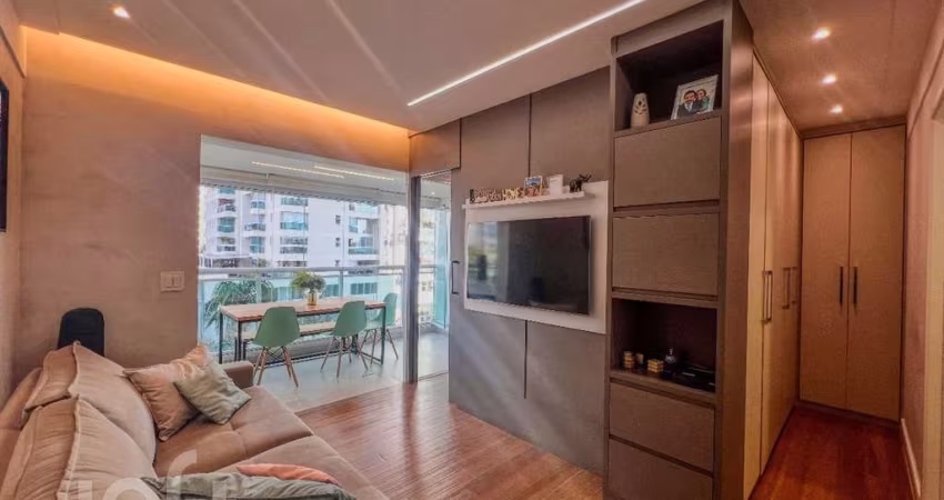 Apartamento à venda em Campo Belo com 49 m², 1 quarto, 1 vaga