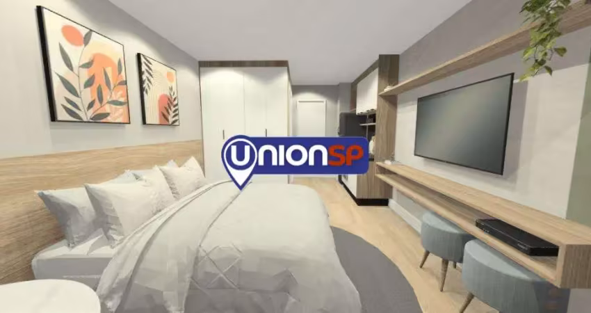 Studio com 1 dormitório à venda, 27 m² por r$ 385.000,00- brooklin - são paulo