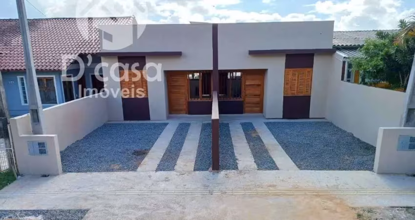 Casas em construção com 2 dormitórios à venda, 50 m² por r$ 249.000 - auxiliadora - gravataí/rs