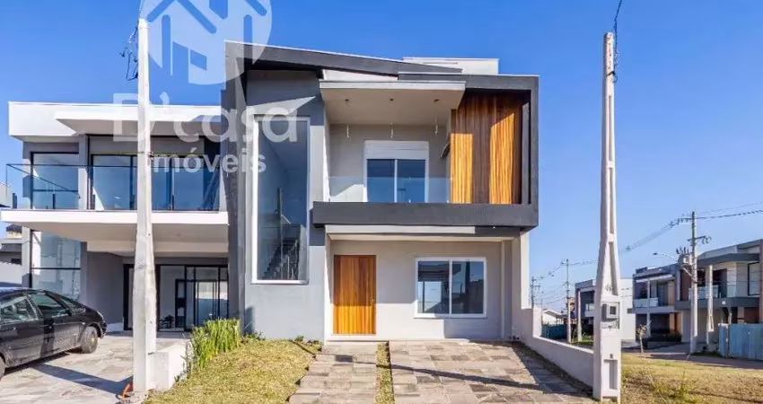 Belíssimo sobrado com 3 dormitórios à venda, 156 m² por r$ 999.000 - central park - cachoeirinha/rs