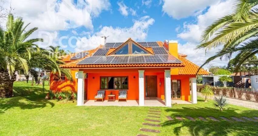 Belíssima casa com 3 dormitórios à venda, 400 m² por r$ 2.950.000 - barro vermelho - gravataí/rs