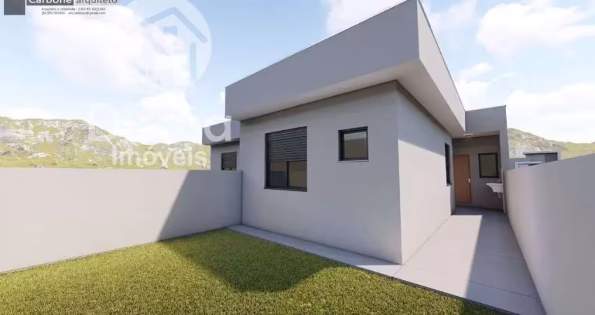 Casa com 3 dormitórios à venda, 68 m² por r$ 429.000 - camboim - sapucaia do sul/rs