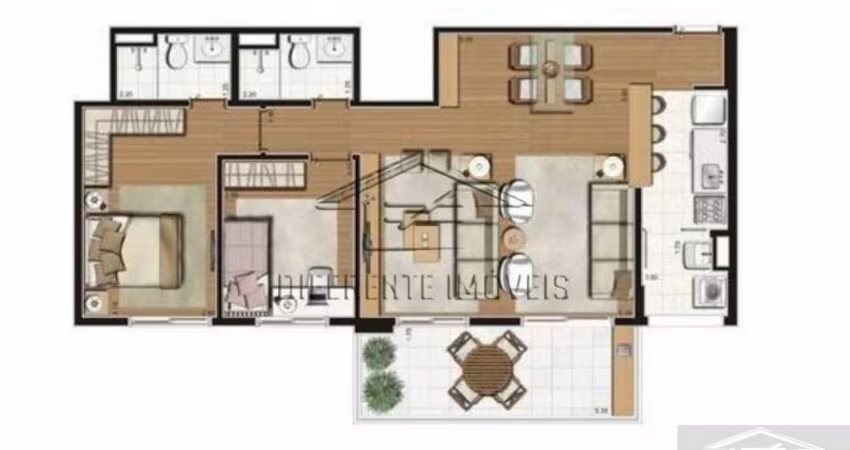 AP898 - LINDO APARTAMENTO NA MOOCA COM SUÍTE