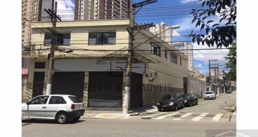 SALÃO COMERCIAL COM  SOBRADO DE 3 QUARTOS NO TATUAPÉ COM 300M²