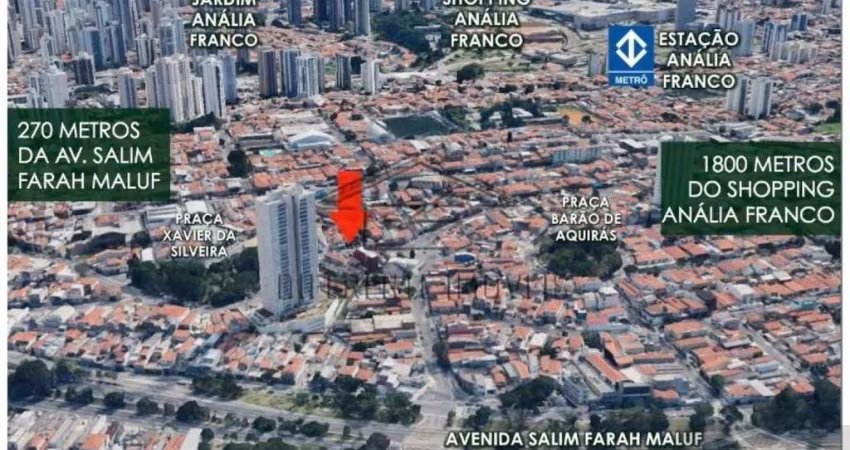 TERRENO COM 280M² NA MOOCA