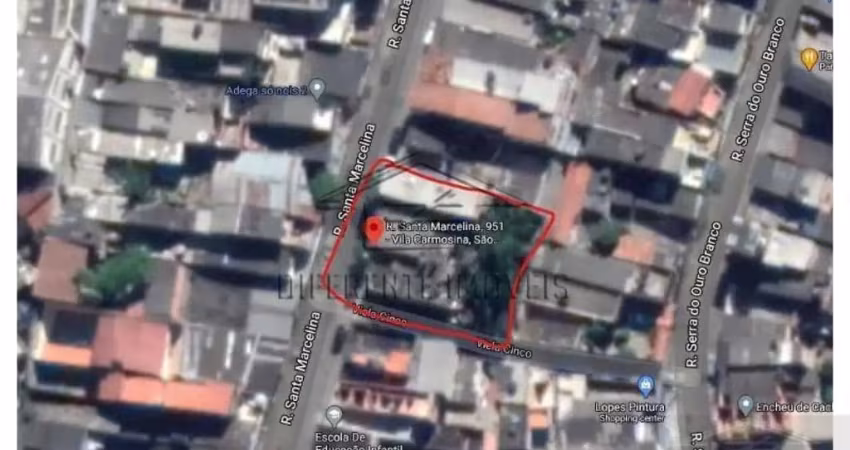Terreno com 511m² para construtora e incorporadora em itaquera
