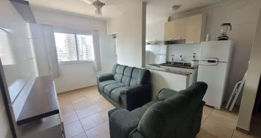 Apartamento á 300 metros da praia na tupi, 01 dormitório, garagem, piscina, salão de jogos e salão de festas.