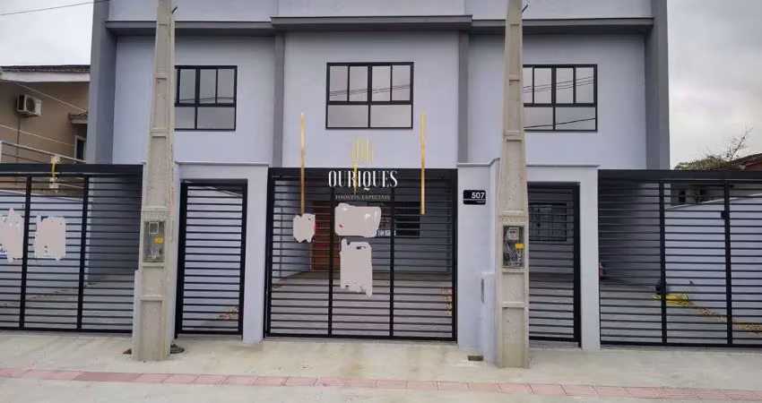 Excelente sobrado geminado no guanabara com 105m², 3 quartos e 2 vagas.