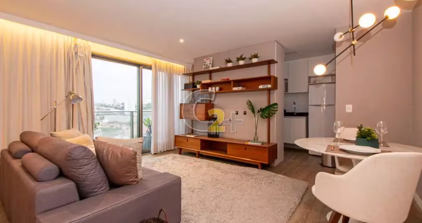 Apartamento à venda na vila madalena, 55m², 1 suíte e 2 vagas.