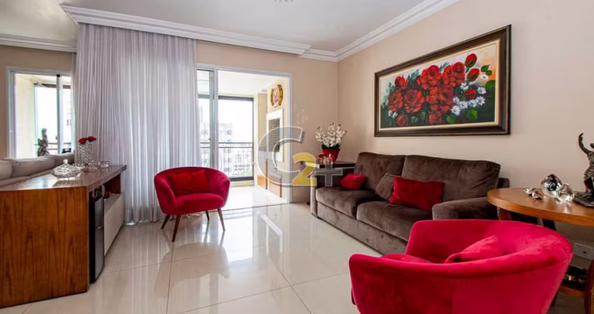 Apartamento à venda no bairro da Pompéia, 135m², 3 quartos, 3 suítes e 3 vagas de garagem.