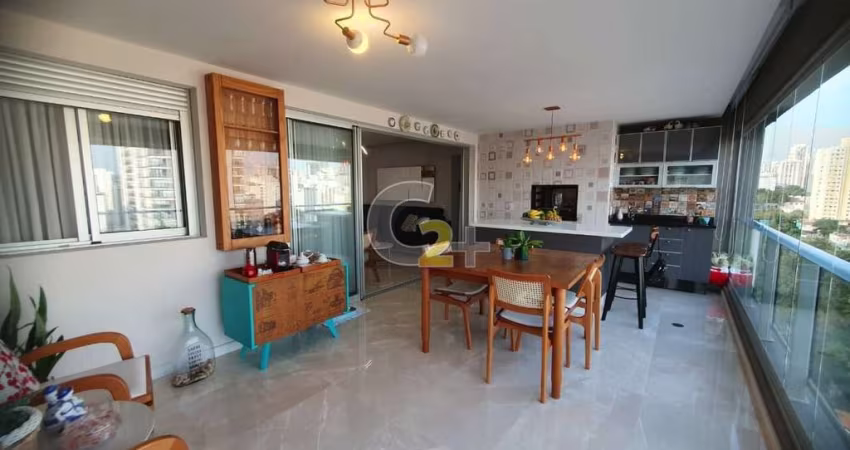 Apartamento à venda no Brooklin com 3 suítes e 3 vagas
