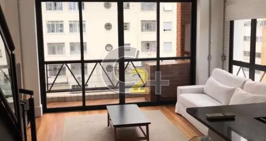 Apartamento Duplex a venda em Pinheiros, 1 suite 2 vagas 75m2