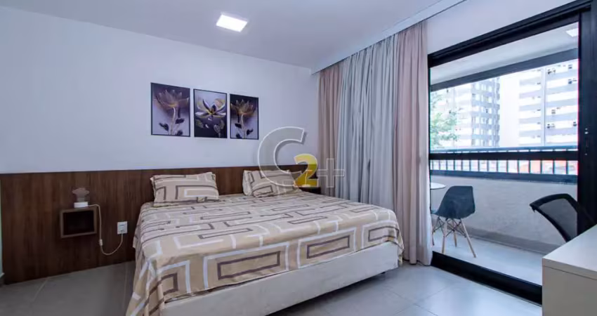 Apartamento mobiliado à venda em pinheiros com 1 quarto, sem vaga
