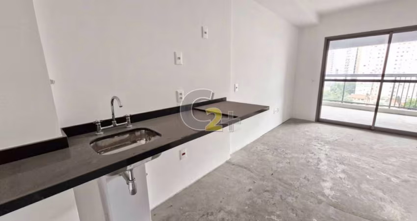 Apartamento mobiliado à venda no Brooklin com 1 suite e 2 vagas