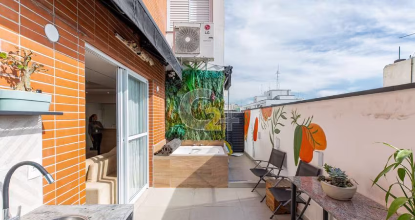 Cobertura Duplex na Bela Vista - 2 quartos, 2 suítes , 2 vagas de garagem