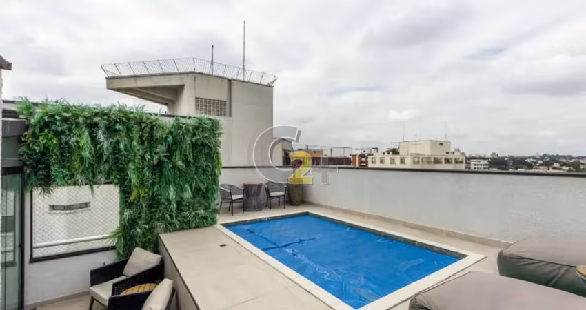 Cobertura duplex a venda em Moema  2 suites 3 vagas mobiliada