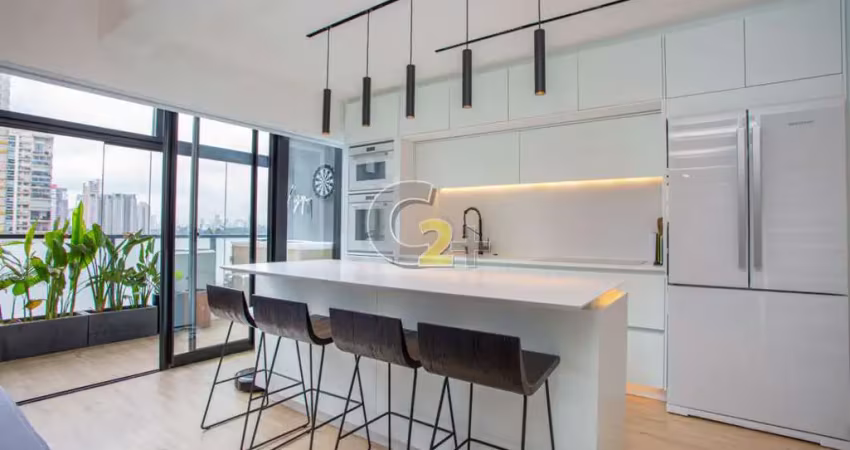 Apartamento Mobiliado à venda no Campo Belo com 2 quartos, 1 Suíte, 2 vagas