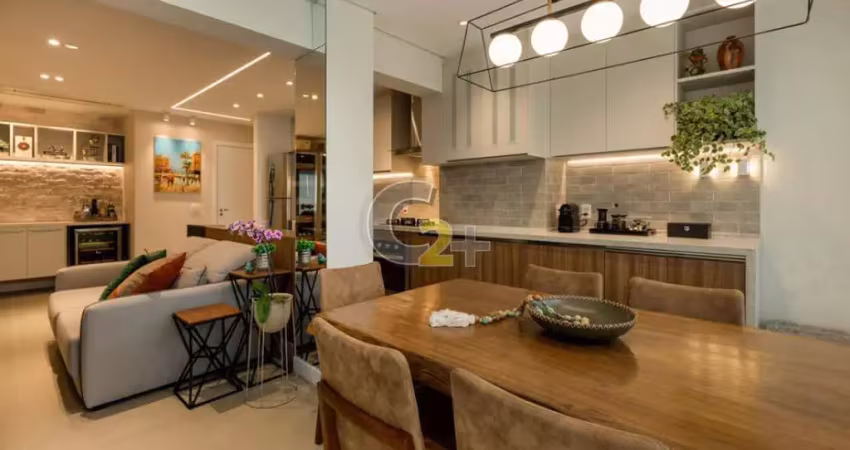 Apartamento à venda em moema com 2 quartos, sendo 1 suíte  e 1 vaga