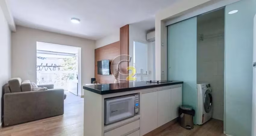 Aprtamento mobiliado à venda em pinheiros com 1 quarto e 1 vaga