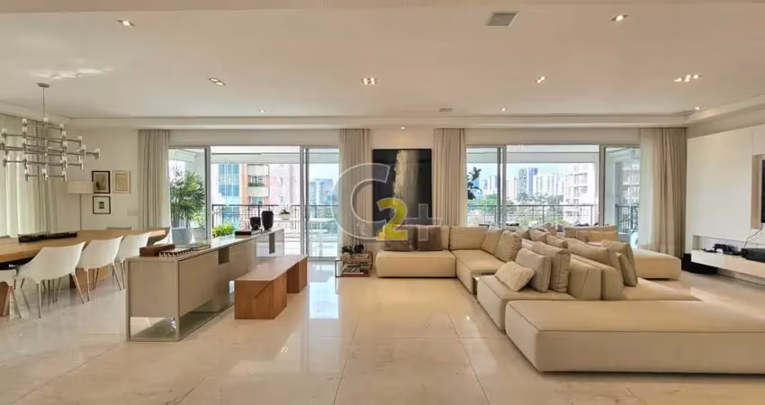 Apartamento a venda em moema com 400m, 4 suítes, 5 vagas