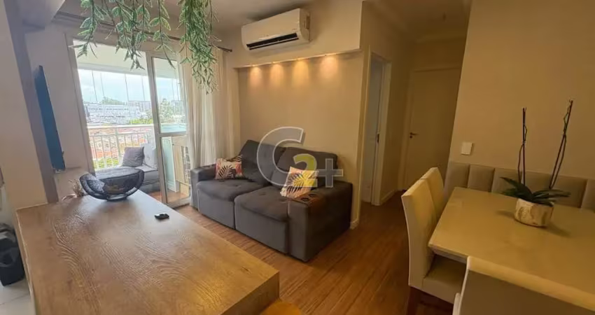 Apartamento mobiliado à venda na água branca, 58m², 2 quartos, 1 suíte, 1 vaga e lazer completo.