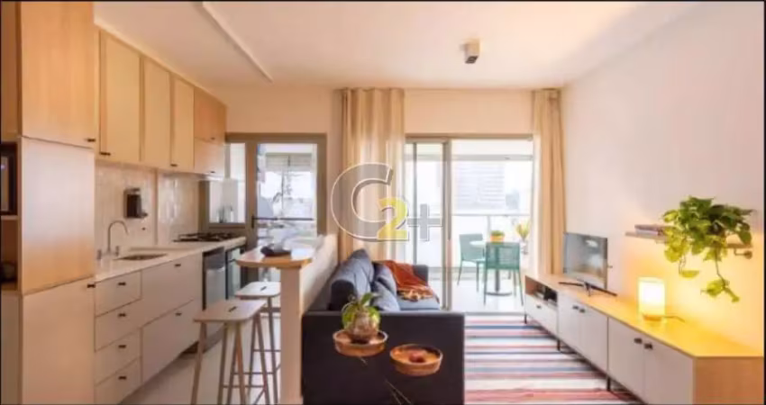 Apartamento mobiliado á venda em pinheiros com 2 quartos, sendo 1 suite e 1 vaga