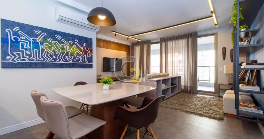 Apartamento á venda em perdizes com 2 suítes e 2 vagas,  totalmente mobiliado