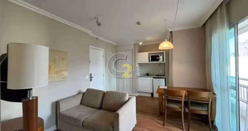 Apartamento studio mobiliado à venda na consolação com 2 quartos, sendo 1 suíte e 1 vaga